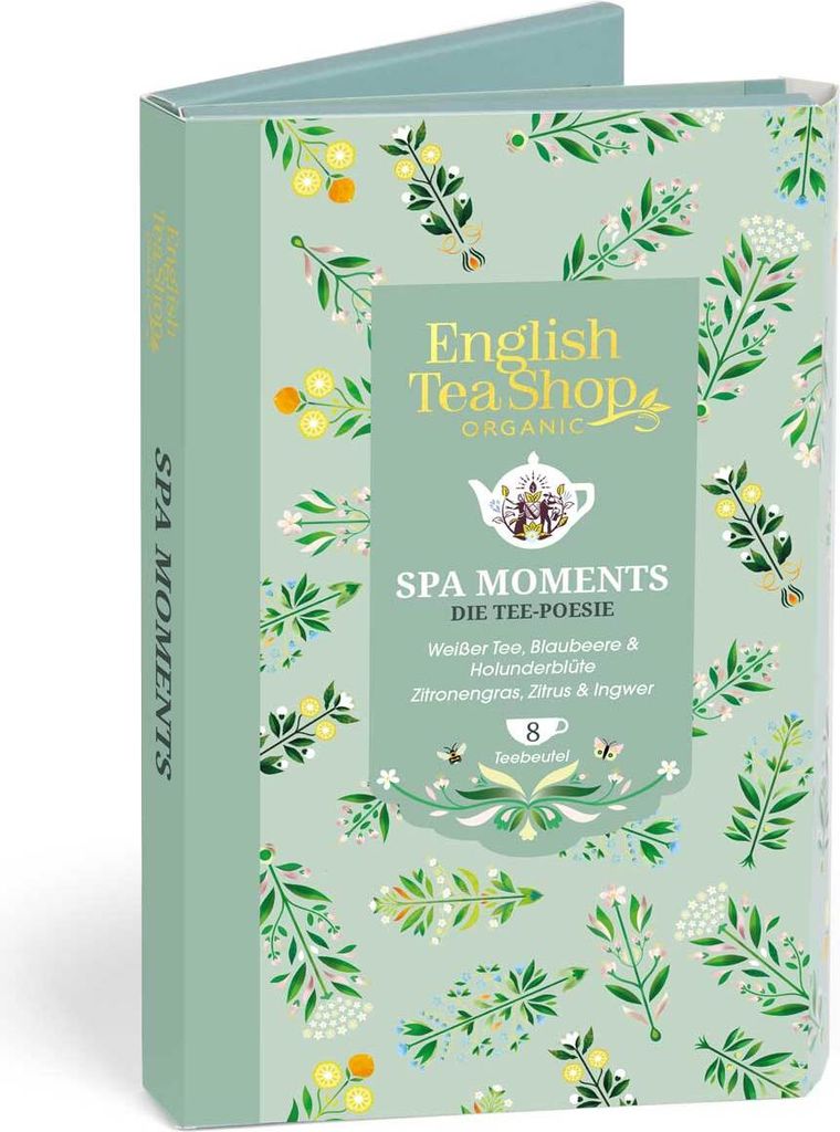 ETS - Tee Geschenk Tee-Poesie "Spa Moments", 8 Teebeutel, BIO