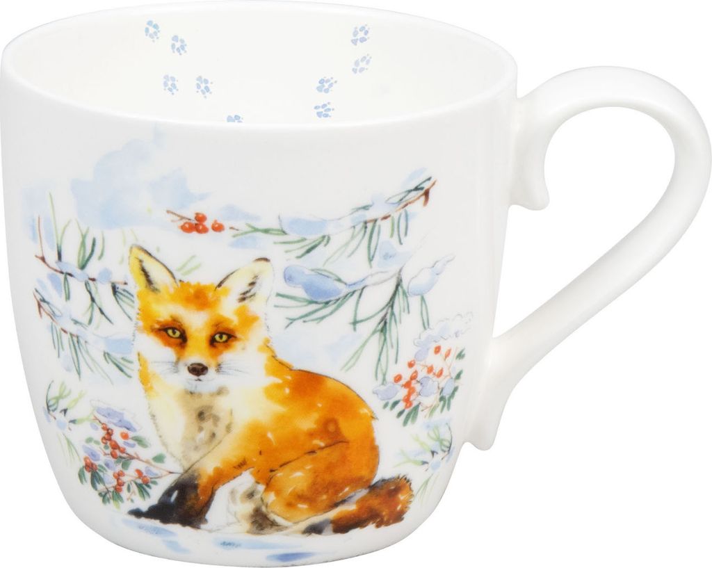 Könitz hrnek Winter Fox, hrnek, liška, kostní porcelán, Obrázek produktu 