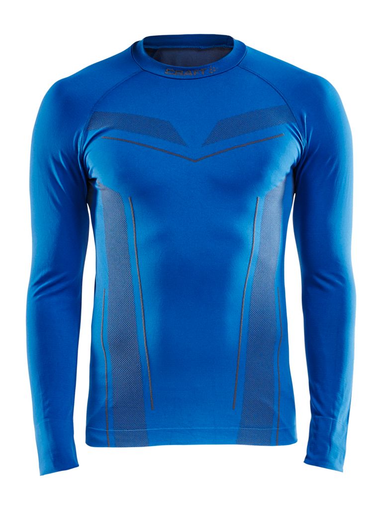 Craft Herren Funktionsunterhemd Langarmunterhemd Pro Control Seamless Jersey, Farbe:Blau, Artikel:-346000 cobalt, Größe:L