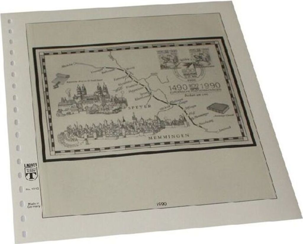 Lindner-T Vordruckblätter T272/82 Spanien - Jahrgang 1982 bis 1984