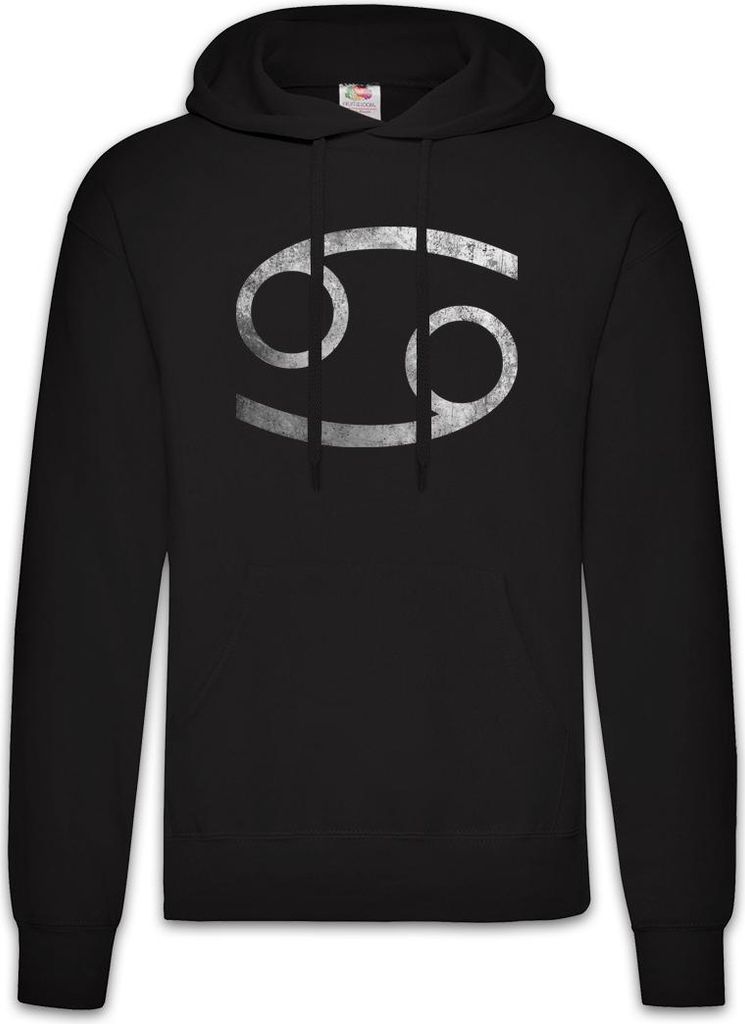 Urban Backwoods Zodiac Sign Crab, Herren Hoodie, Farbe: Schwarz, Größe: 2XL