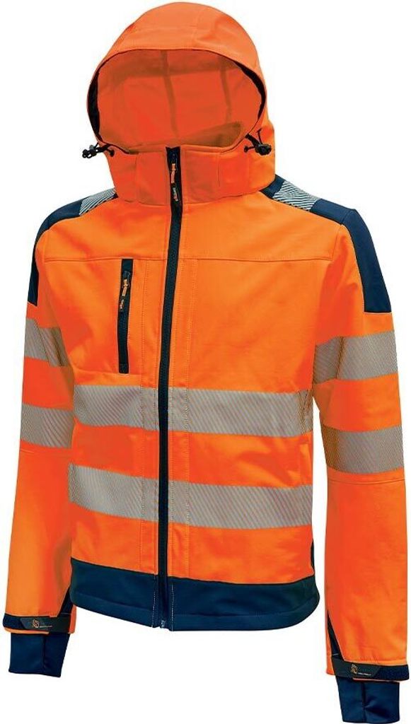 U-Power Jacke Miky, Farbe:orange fluo, Größe:M