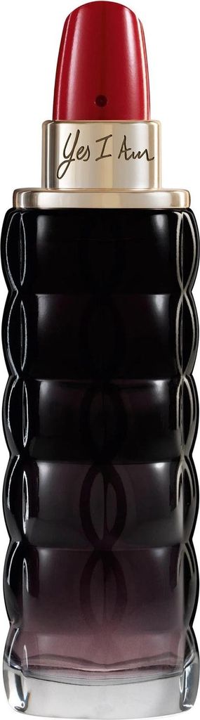 A bottle of Cacharel Yes I Am Eau de Parfum for women.