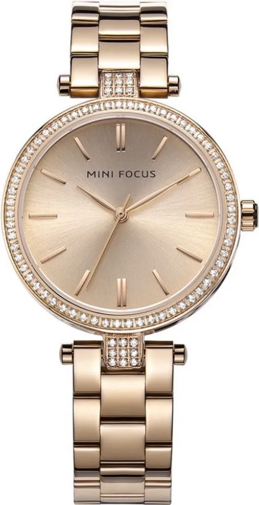 Montre Bracelet Femme en Or Rose Mini Focus Lux - Bijou Chic Résistant