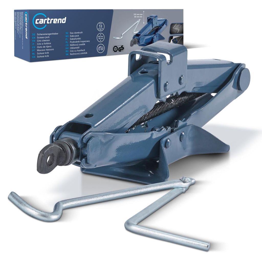 CARTREND Scheren-Wagenheber 1t Produktbild 