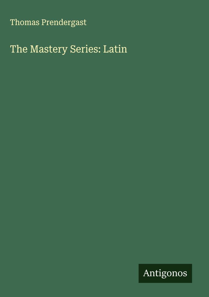 Die Mastery-Reihe: Latein