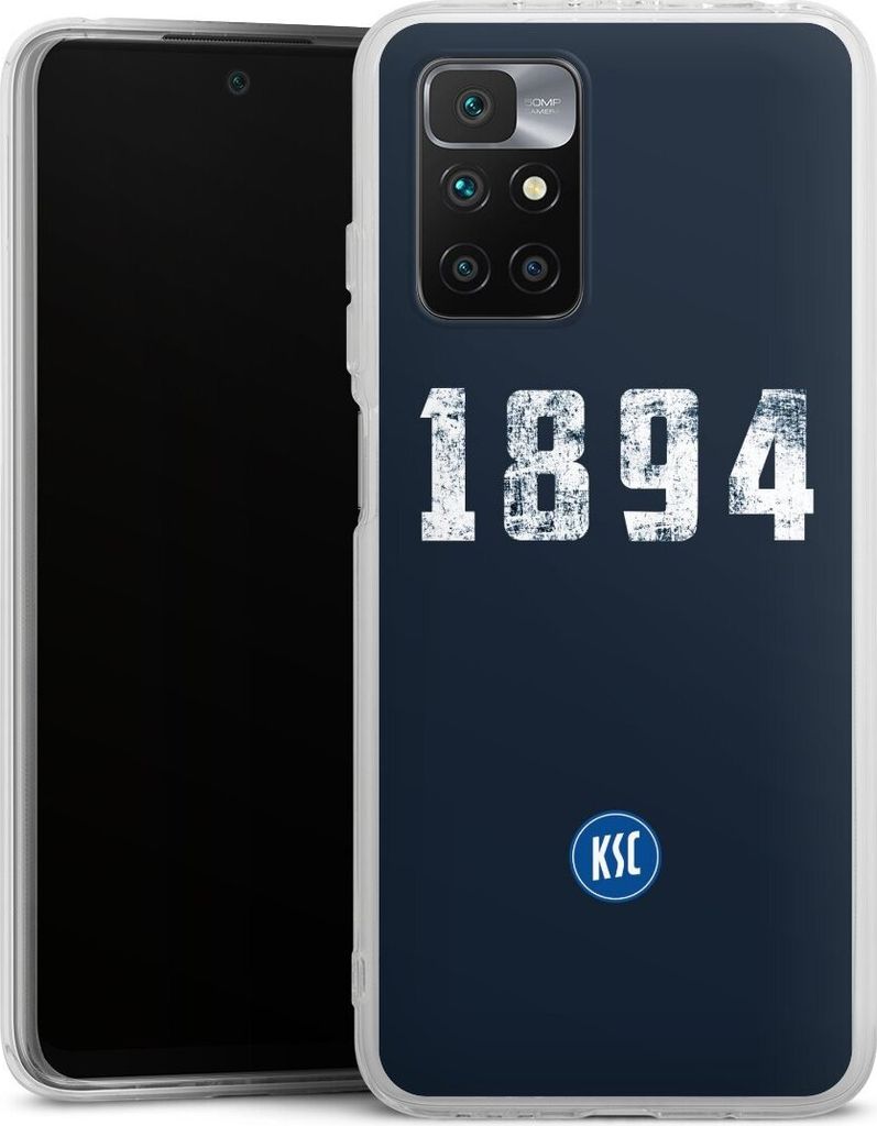DeinDesign Handyhülle für Xiaomi Redmi 10 Silikon Hülle Case Smartphone Schutzhülle Bundesliga KSC Karlsruher SC