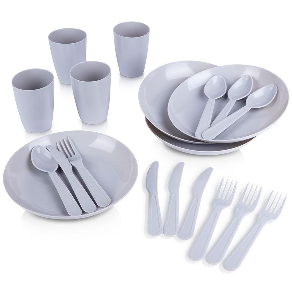 Picknick-Set aus Kunststoff 20-teilig Produktbild 