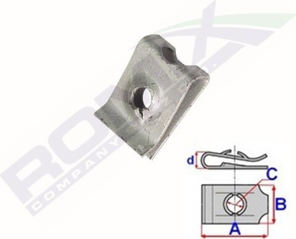 10x ROMIX C70491 Clip Armaturenbrett