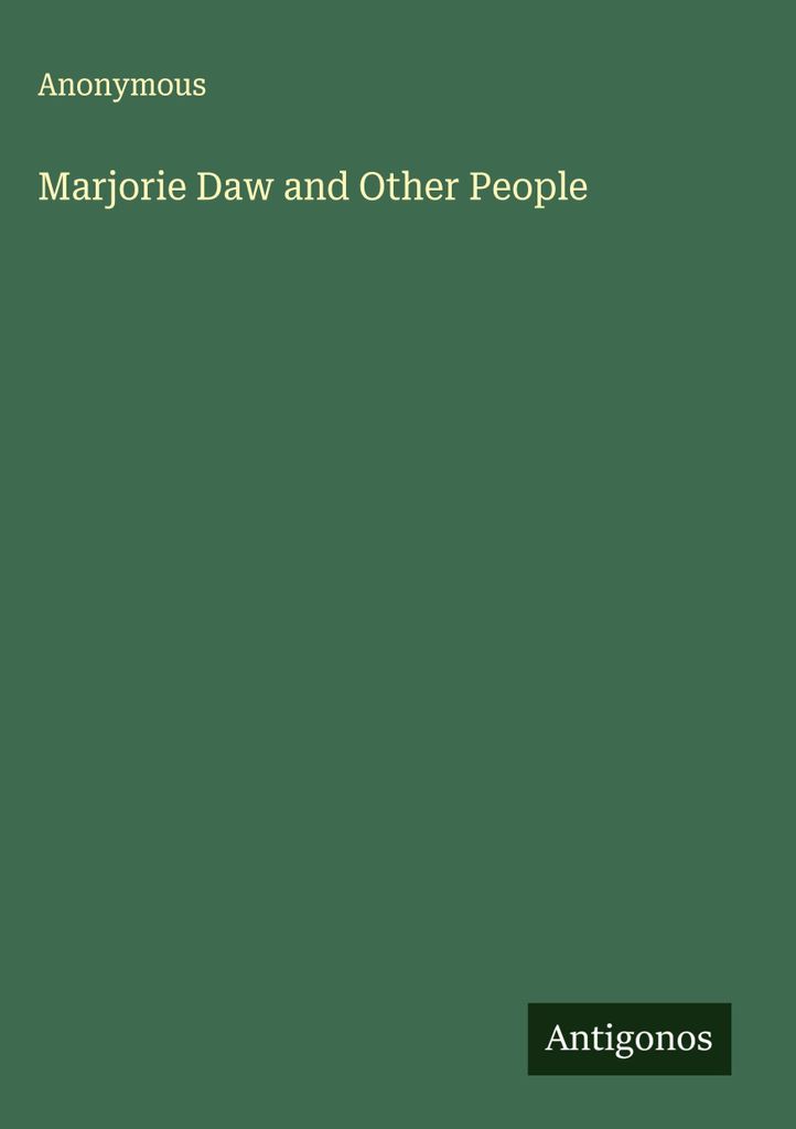 Marjorie Daw und andere Menschen