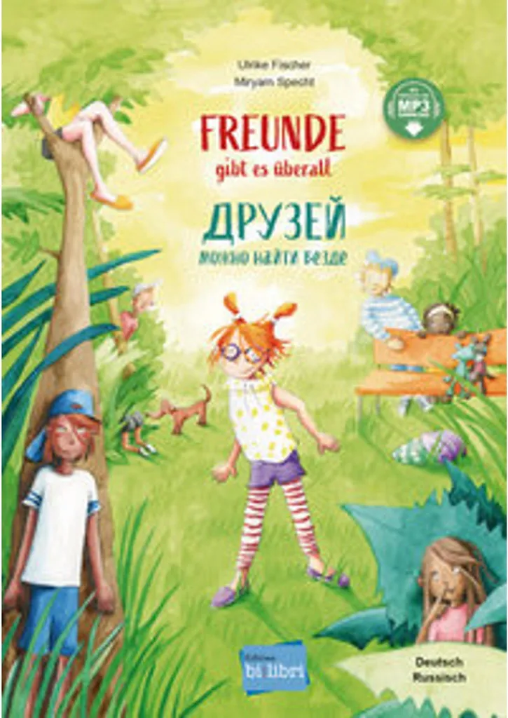 Livre bilingue allemand-russe Freunde gibt es überall album enfant
