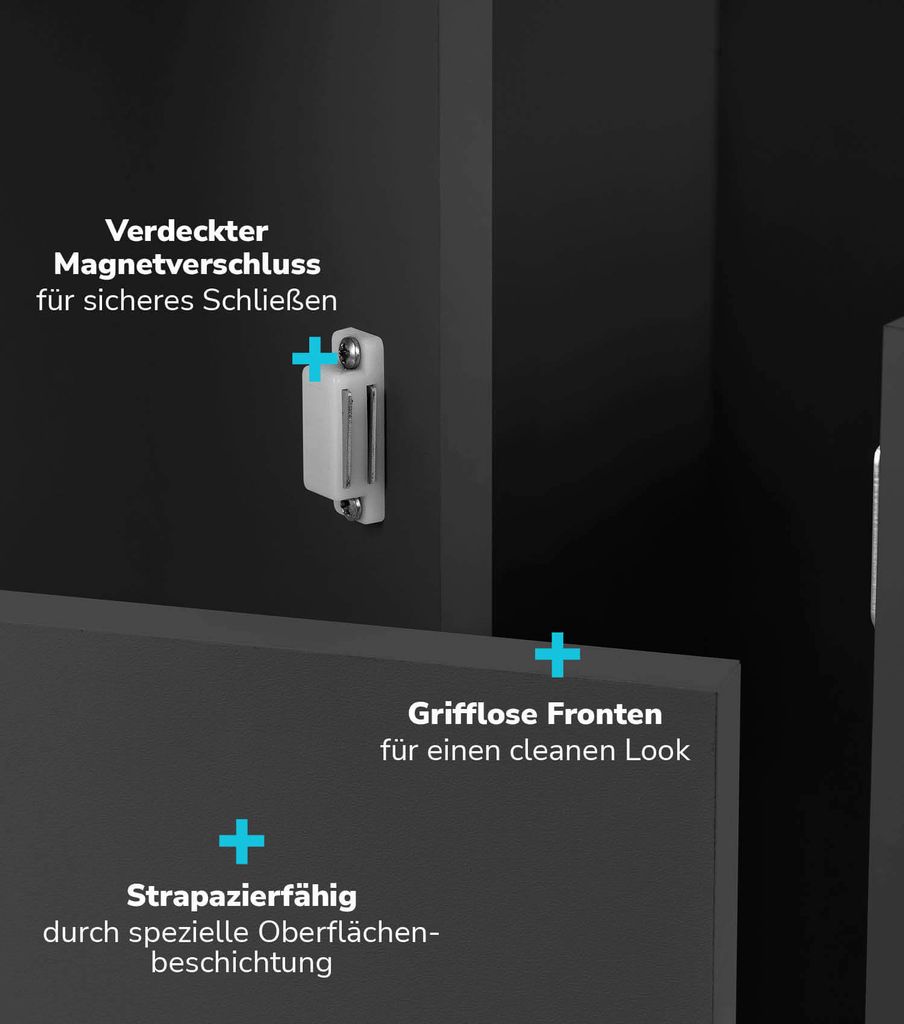mokebo® Wäscheschrank in Weiß 'Der Wäschehüter', Produktbild 8