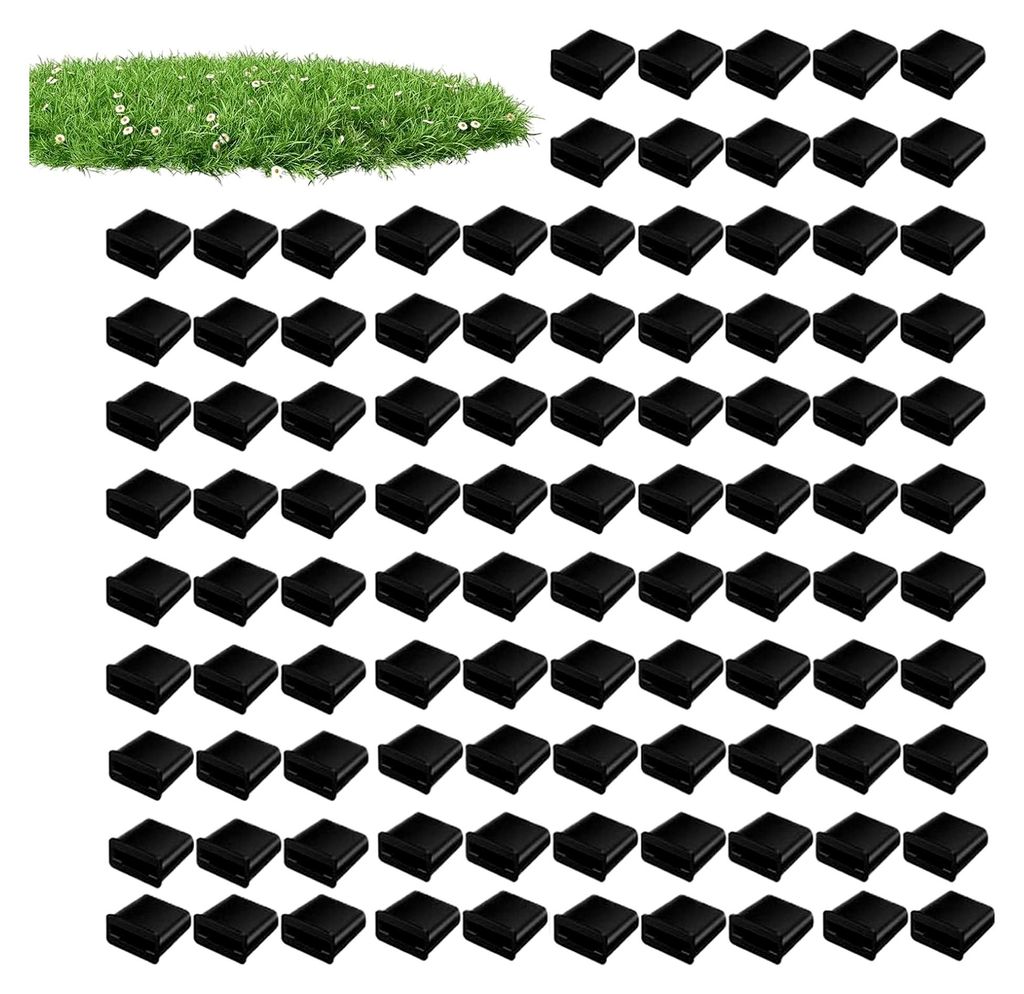 Tropfband Fittings | Bewässerungssystem Faltbare Verbindungen, wasserdichte 16 mm Endkappen, 100 Stück für Gewächshaus, Garten, Weinberg, Blume...