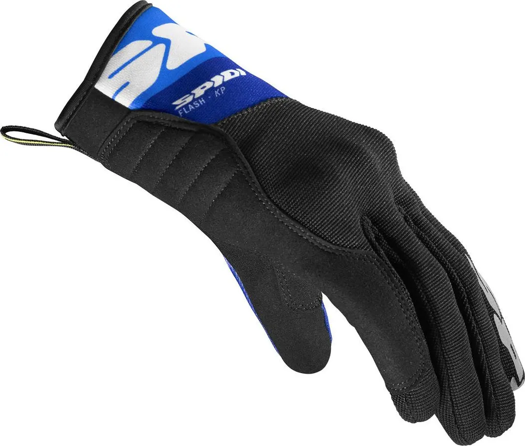 Gants Spidi Flash-KP Noir S avec Coque de Protection et Grip Optimé