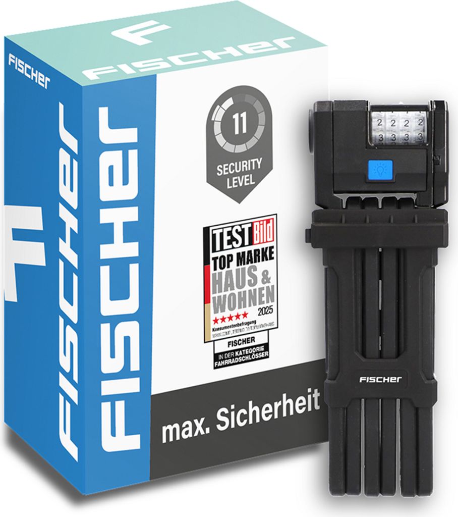 FISCHER Antivol pliable pour vélo PROTEC PLUS+ FN110 Image du produit 