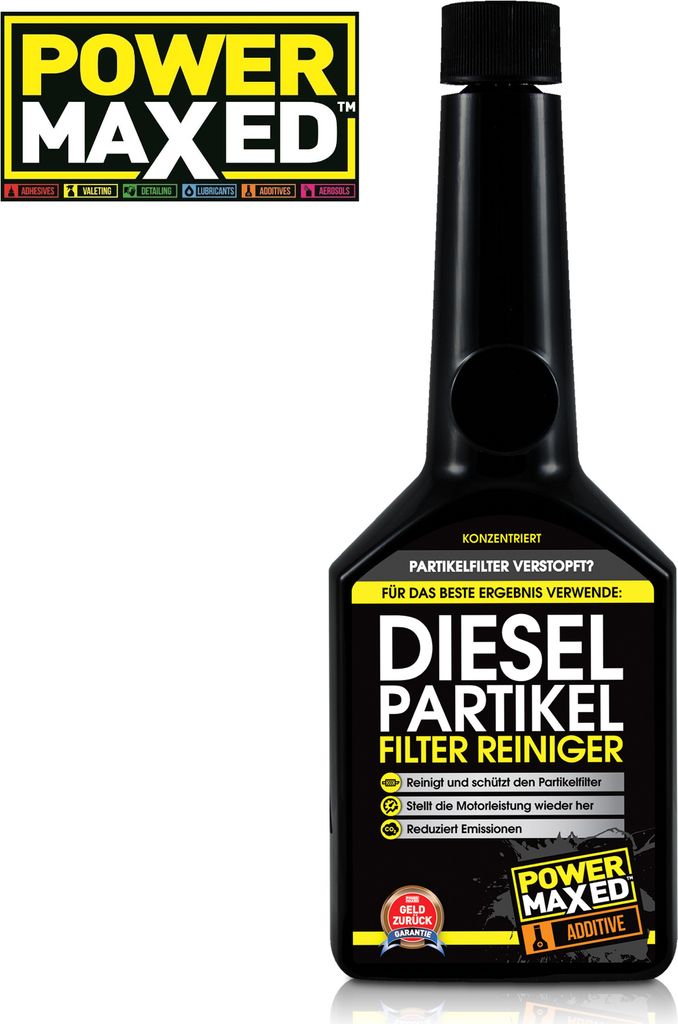 PowerMaxed Diesel Partikelfilter Reiniger DPF reinigen ohne Ausbau - 325ml