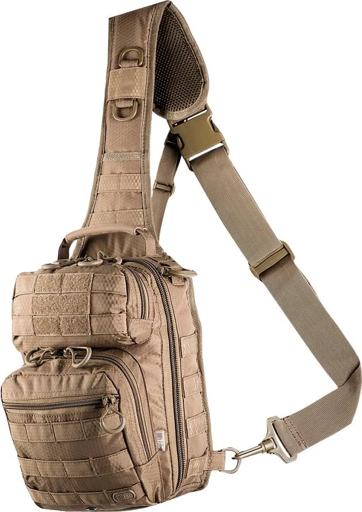Sac à Dos Monobretelle M-Tac City Hunter Hexagon en Tissu Renforcé