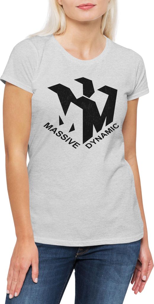 Urban Backwoods Massive Dynamic A, Damen T-Shirt, Farbe: Hellgrau, Größe: 3XL