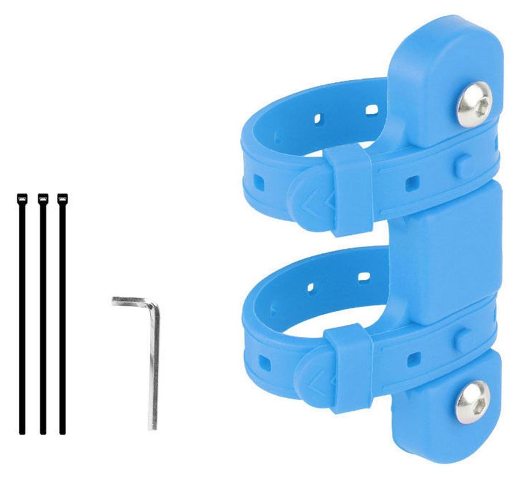 Fahrrad-Flaschenhalter-Adapter, verstellbar für Mountainbikes und Rennräder, Lenker, Sattelstütze, Rahmen, Flaschenhalterung