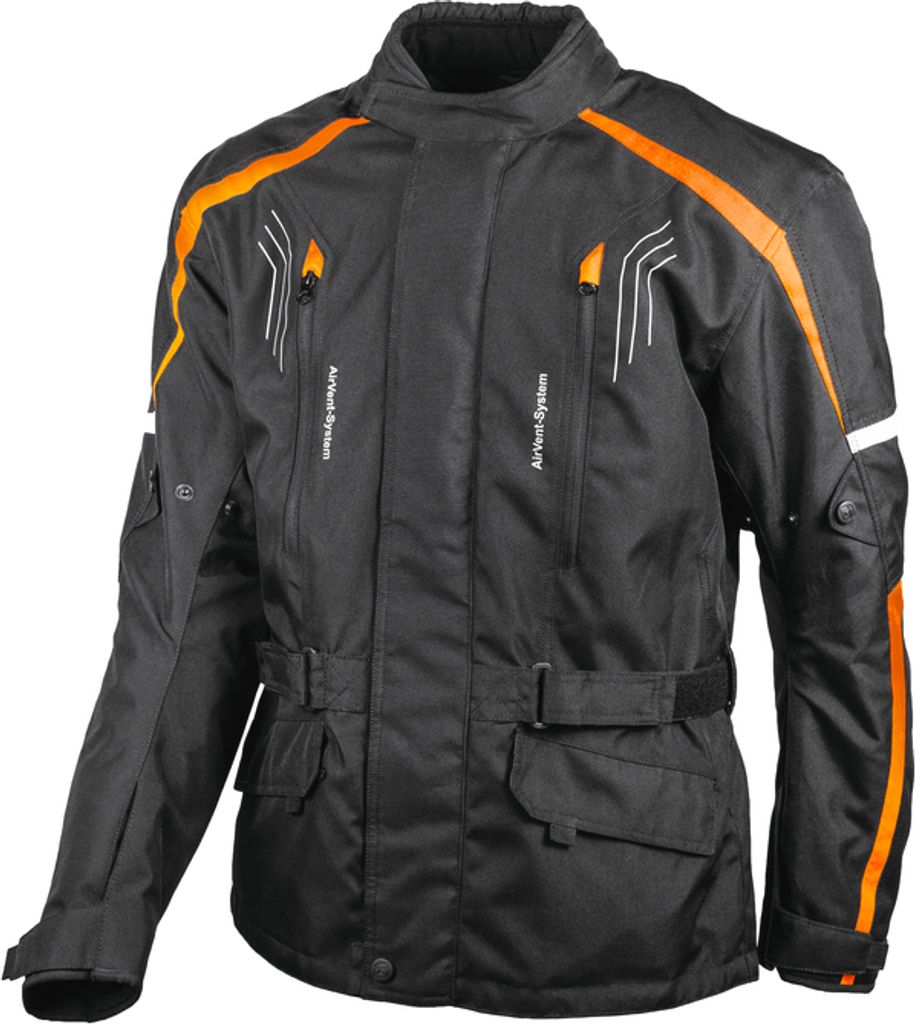 gms Jacke Dayton Herren schwarz-orange fluo 2XL