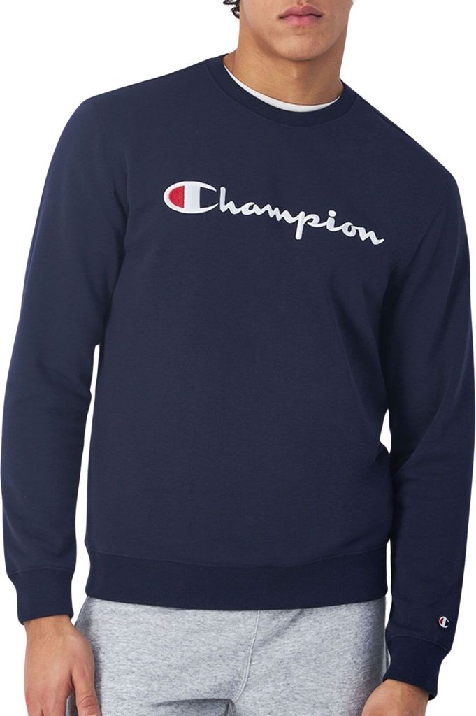 Champion Embroidered Big Script Logo Pullover Herren