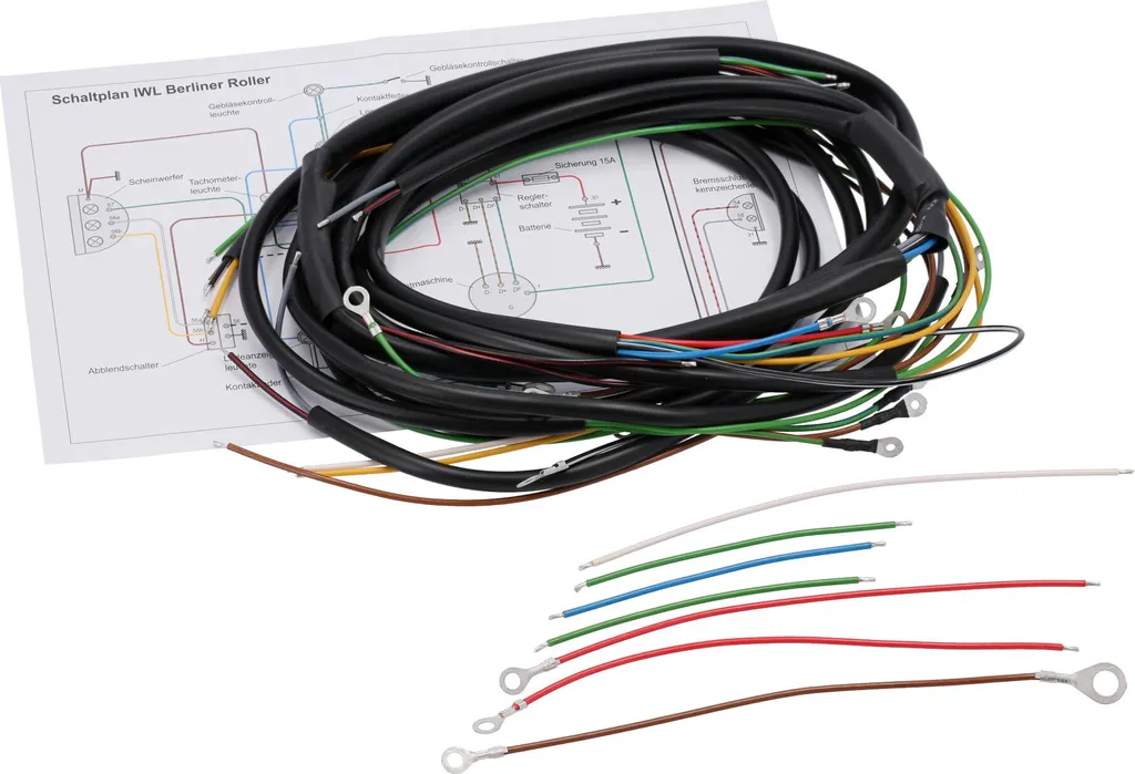 Câblage électrique pour rénovation IWL SR59 Berlin et SR56 Wiesel