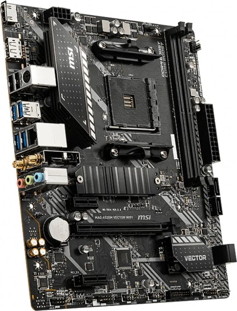 Carte mère Micro-ATX MSI MAG A520M VECTOR WIFI avec Wi-Fi Intégré