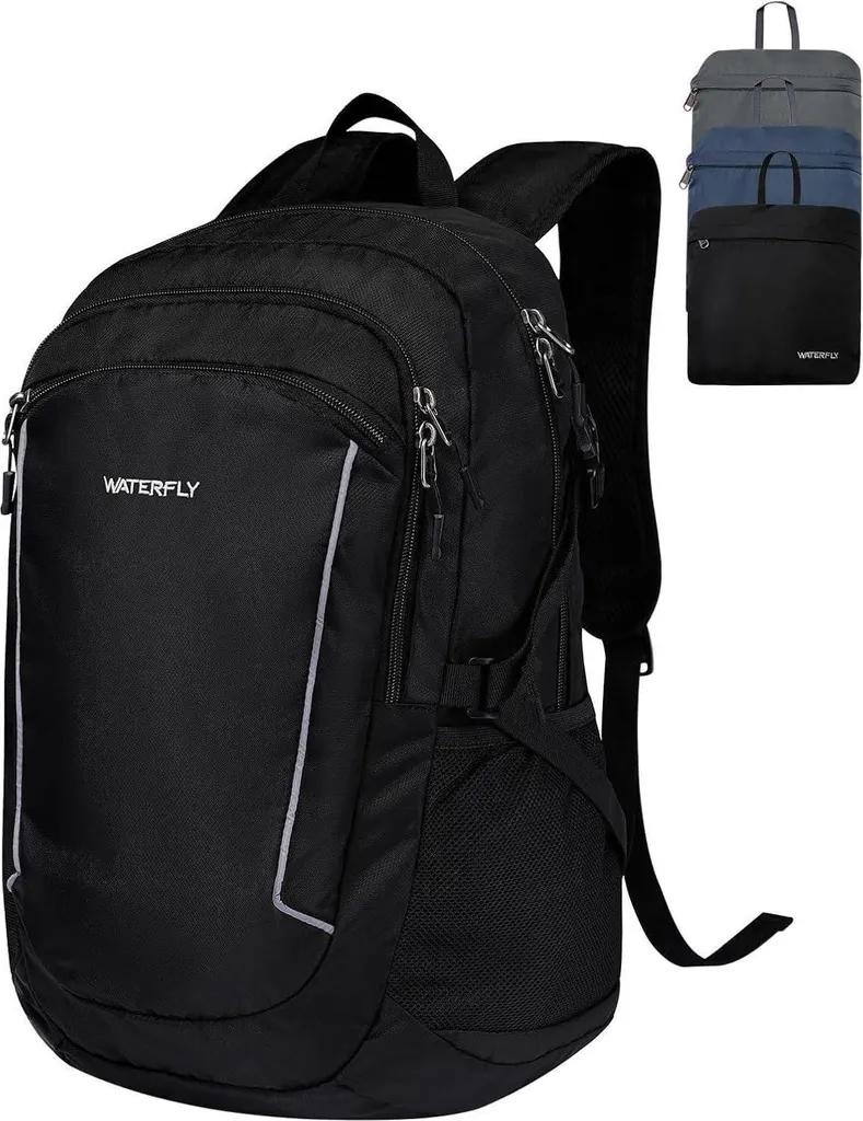 Sac à dos de randonnée 28L pliable avec poche humide imperméable