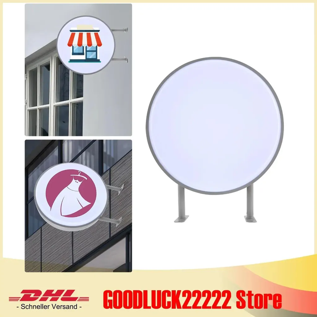 Enseigne LED Double Face Visible de Loin - Solution Signalétique Pro