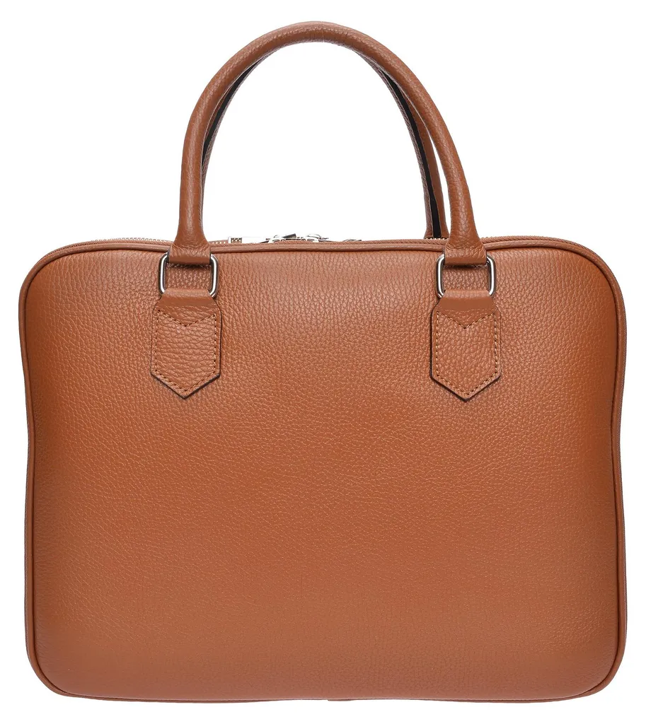 Sacoche ordinateur Luisa Vannini SS26 LV 106T Cognac élégante et chic