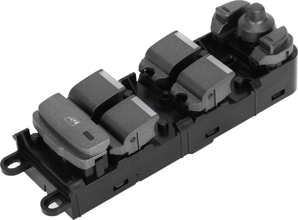 Elektrischer Fensterschalter Vorne Links Fahrerseite Fenstersteuerungsschalter für Land Rover Range Rover Evoque 2012-2015 Schwarz Grau