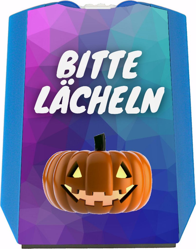 Bitte lächeln Halloween Kürbis Parkscheibe