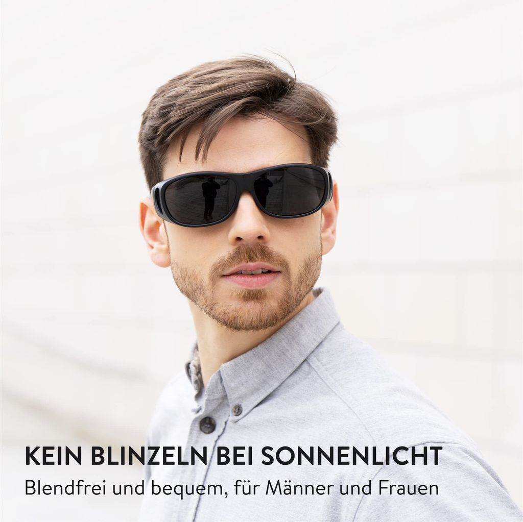 Bezzee Pro Aufsatz für Sonnenbrille Herren polarisiert - Produktbild 2