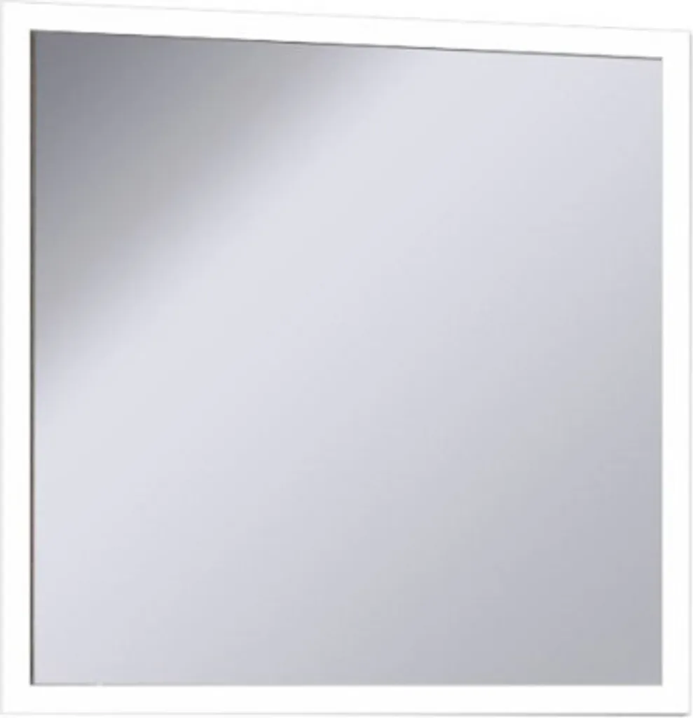 Miroir mural KINNEY blanc au design épuré pour une décoration moderne