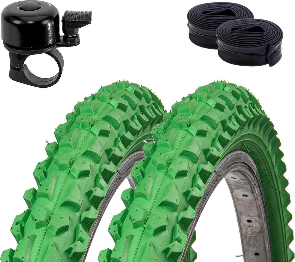 2 x Roverstone 24" Fahrradreifen Fahrradmantel grün 57-507  Produktbild 