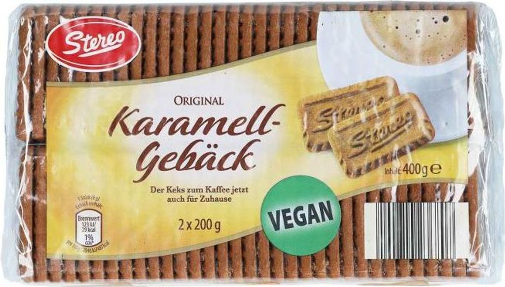 Stereo Original Karamellgebäck vegan 2x200g Produktbild 