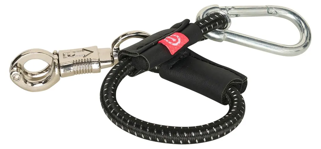 Attache remorque Imperial Riding IRH élastique 40 cm Classic Black