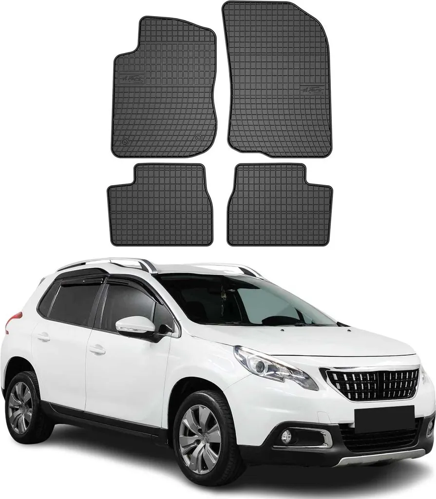 Tappetini TPE Peugeot 2008 (2013-2019) - Set 4 pz Alta Resistenza