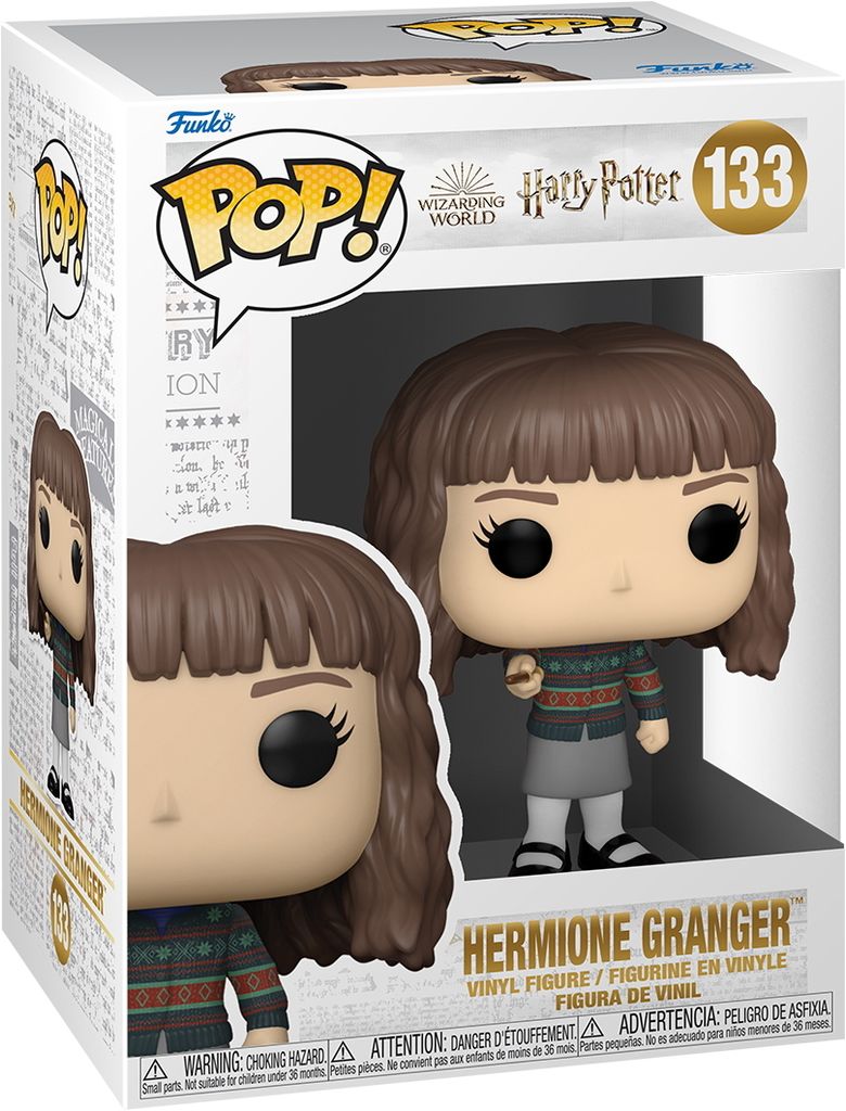 POP Figur Harry Potter Jahrestag Hermine mit Zauberstab Produktbild 1
