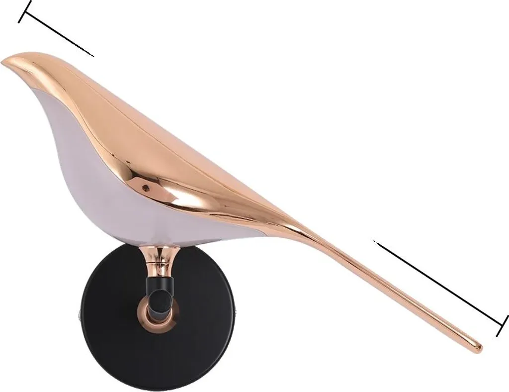 Applique murale LED oiseau : fini les murs vides avec ce design unique
