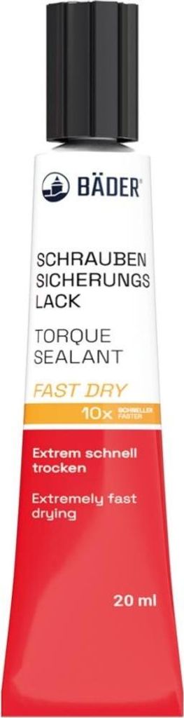 Bäder Schraubensicherungslack Fast Dry 20 ml Tube blau, 4260646033596