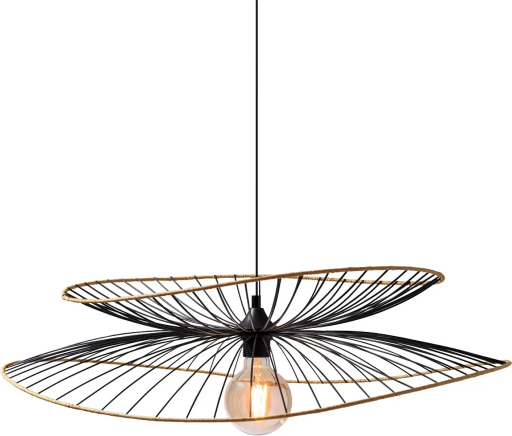 Suspension Eazy Living Ø 69 cm - Lustre XL Style Naturel pour Salon