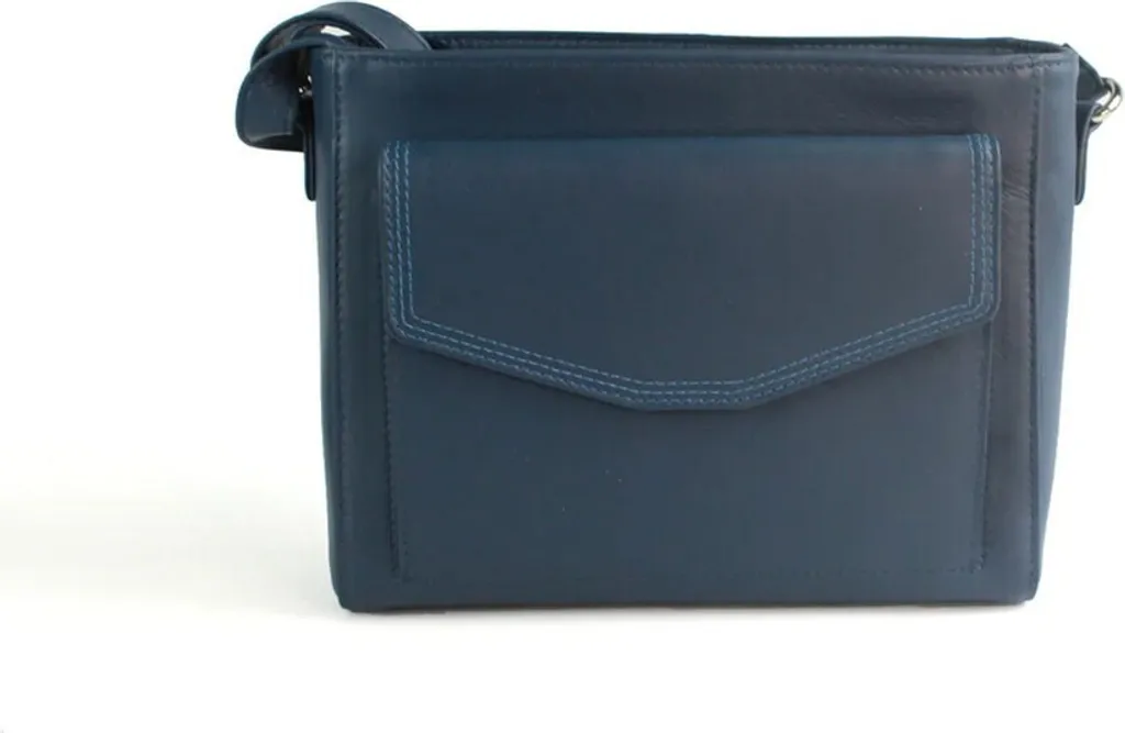 Sac en cuir artisanal Bleu Encre EL368 Eastern Counties Leather Souple