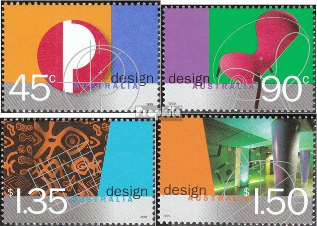 Briefmarken Australien 1999 Mi 1851-1854 (kompl.Ausg.) postfrisch Design