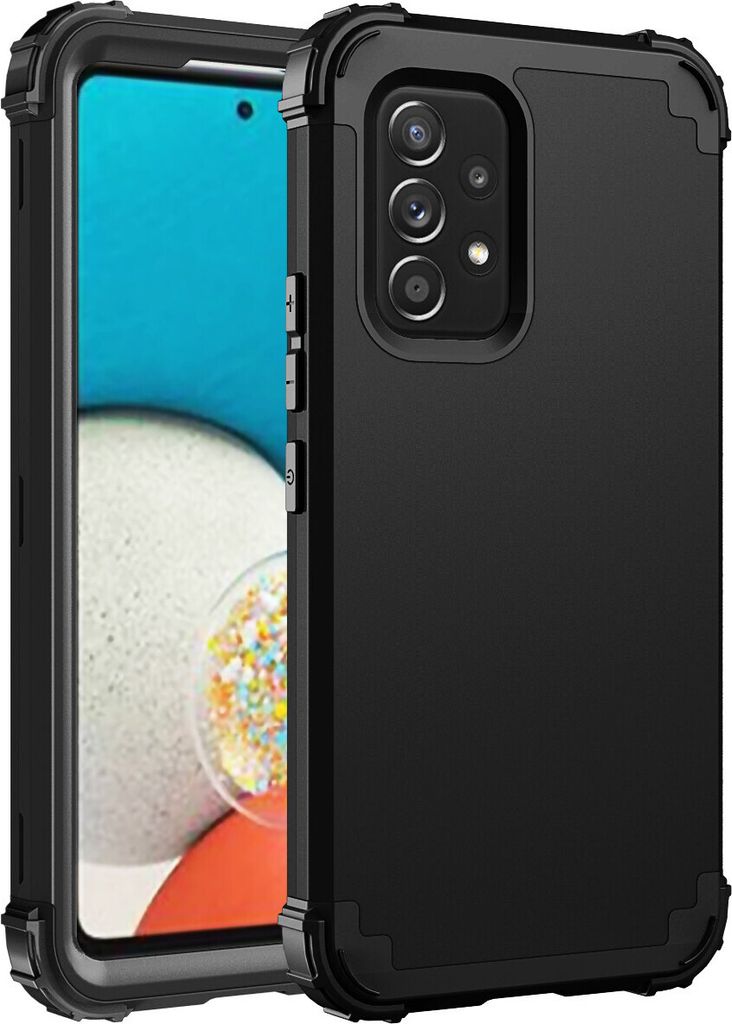 Galaxy A53 5G Hülle, 3 in 1 Hybrid PC TPU Stossfest Robust Produktbild 