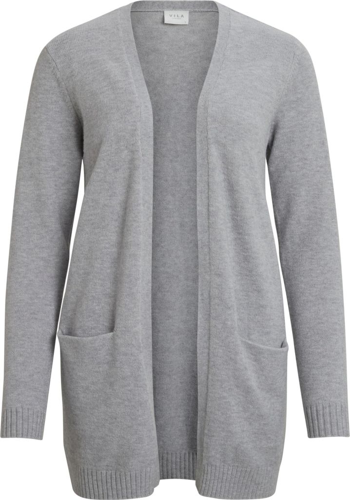VILA Basic Cardigan Stretch Cozy Knit Feinstrick Jacke mit Taschen VIRIL Größe: XL