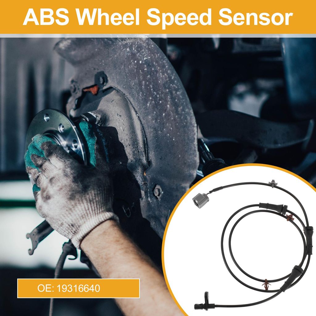 ABS Raddrehzahlsensor Nr. 19316640 Hinten Links ABS Sensor Antiblockiersystem Sensor für Chevrolet City Express 2015-2017