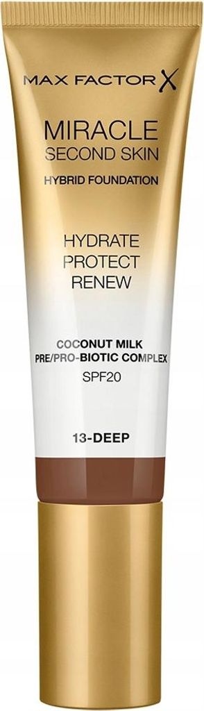 Max Factor Miracle Second Skin Hydrating Foundation SPF20 30ml