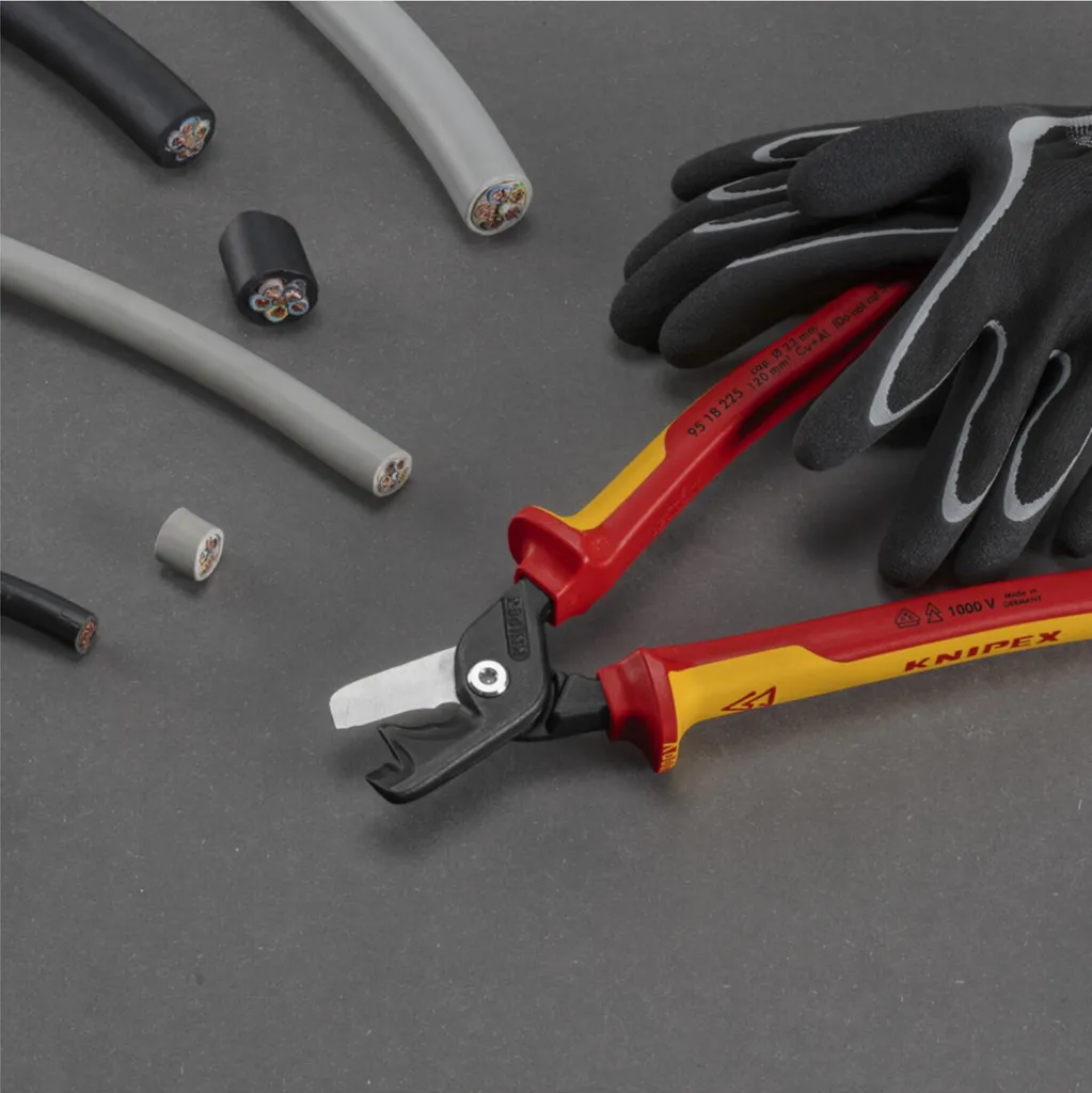 Cesoia KNIPEX StepCut XL 9518225 | Taglio Cavi 120mm² Isolamento VDE - 6