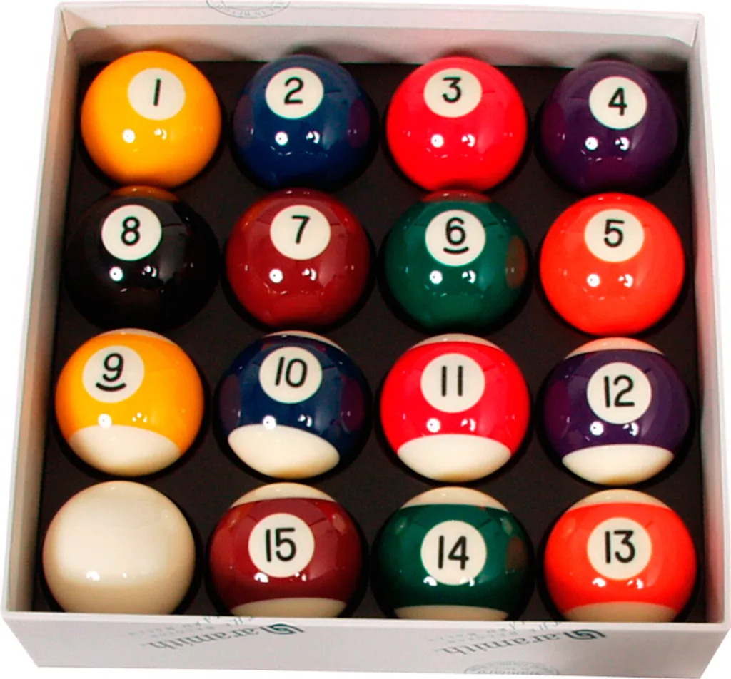 Billes de Billard Aramith Standard 57,2 mm - Jeu Complet Pool Américain - 2